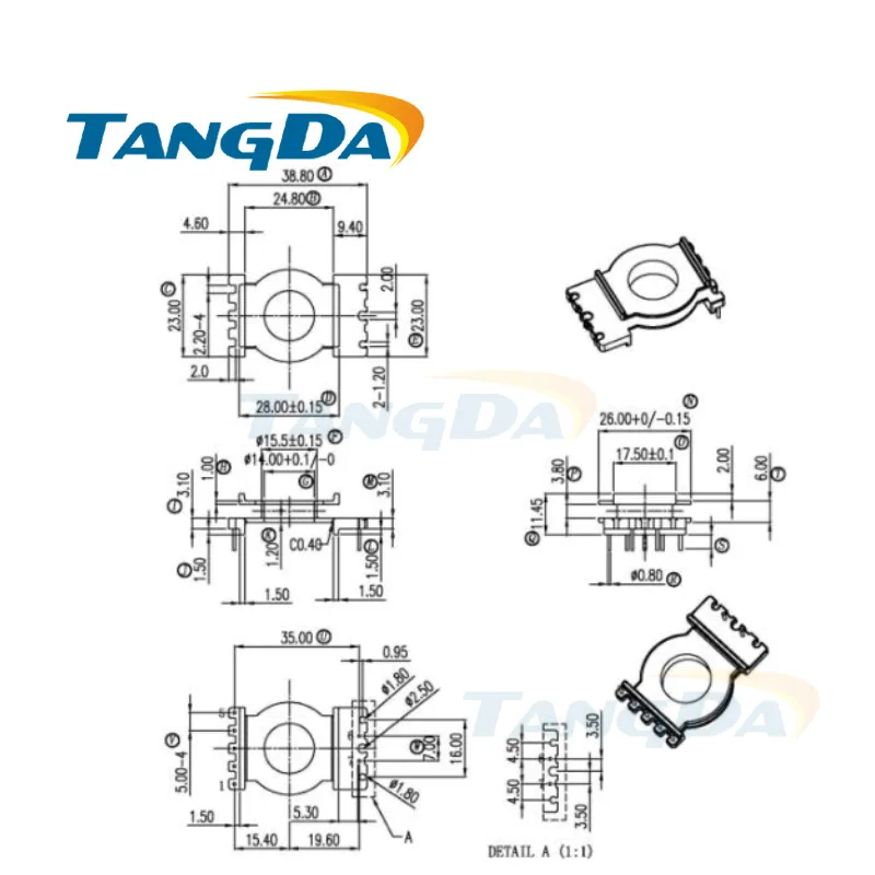 Tangda POT POT3311 Тип 5 + pin 10P магнитный сердечник скелет ферритовый силовой
