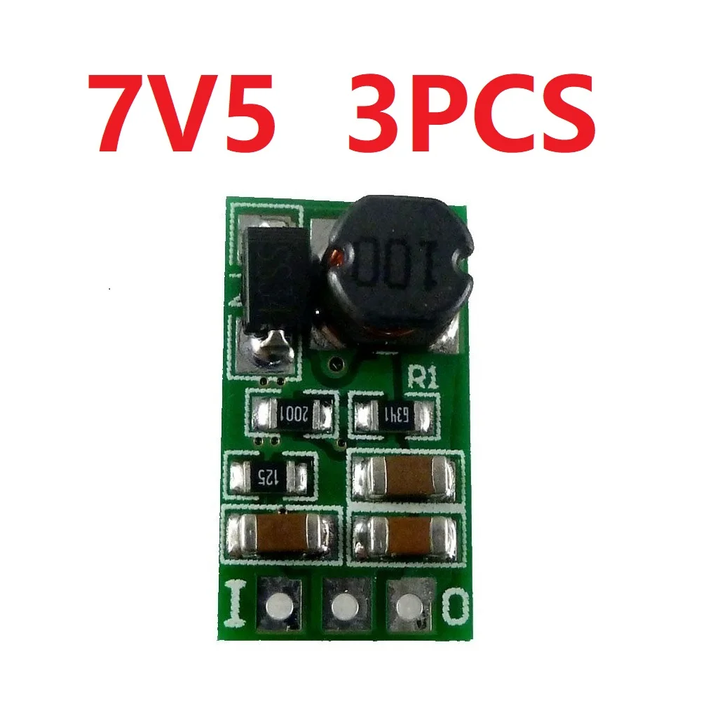 7V5 output 3 шт. DD4012SB 5 Вт 7-40 В до 3 в 3,3 В 3,7 в 5 в 6 в 7,5 в 9 в 12 В DC понижающий преобразователь модуль понижающего напряжения регулятор доска - Цвет: 7V5 output
