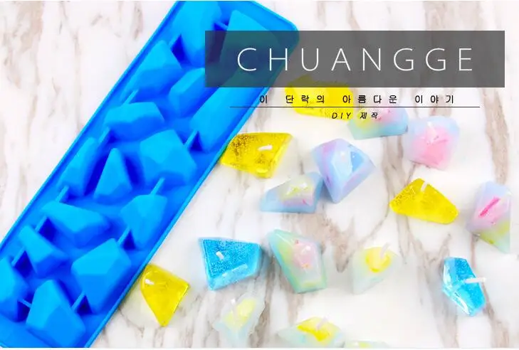 CHUANGGE силиконовая форма для свечей ручной работы с 15 отверстиями|Наборы свечей| |