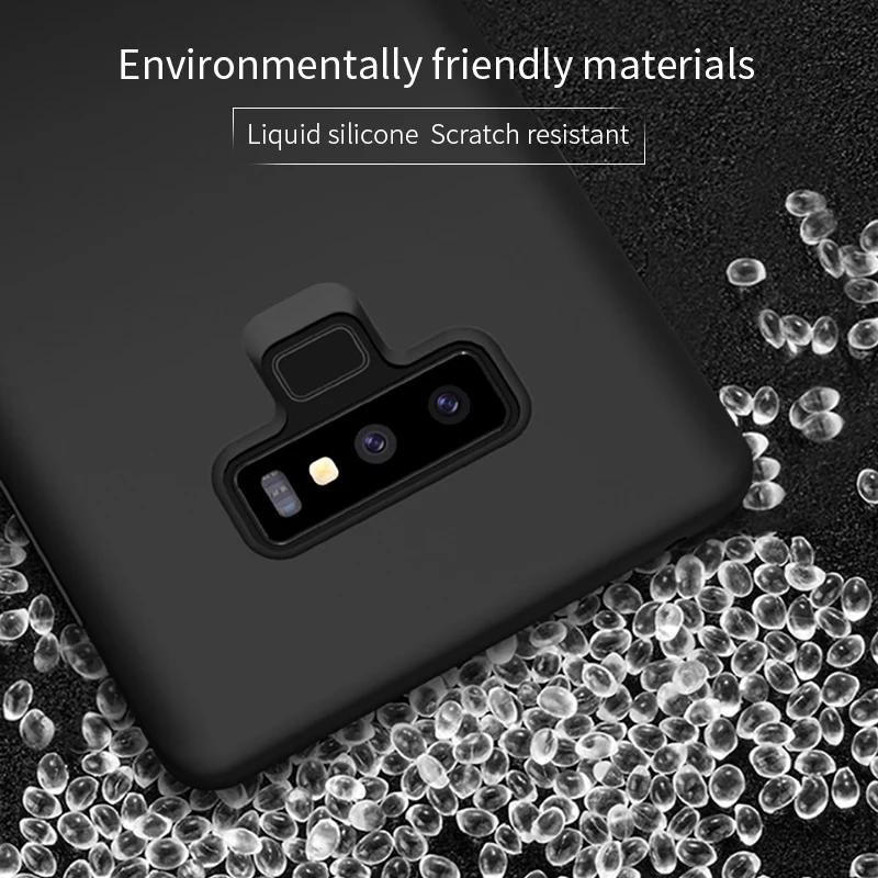 Samsung Note9 Case Silicone 100% Original Back Cover Business Luxury Sport Cut Anti-knock Dirt-resistant Waterproof N9600 | Мобильные