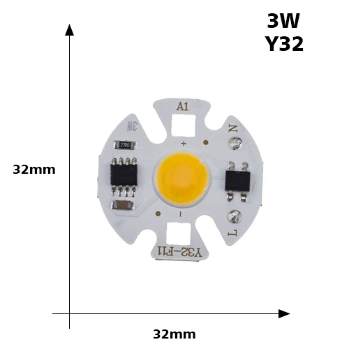 Светодиодные лампочки KARWEN COB Y32 3-9Вт  IP65 220В