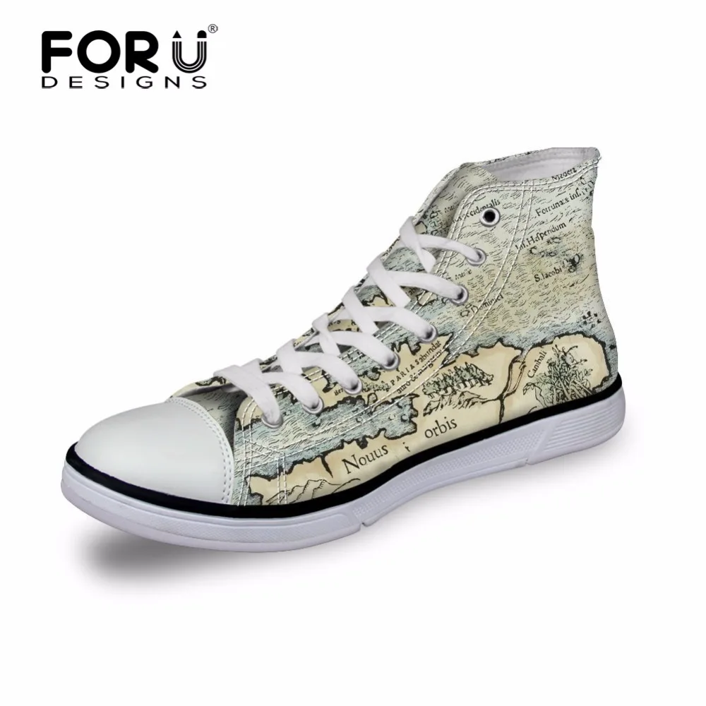 FORUDESIGNS/классические женские парусиновые туфли в стиле ретро женская