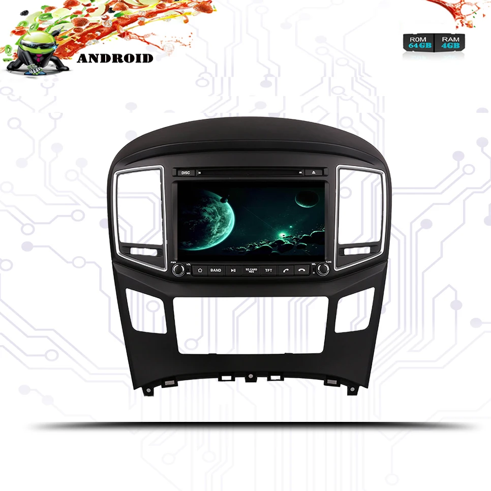 Android 10.0Octa core PX5 Car audio radio dvd player music tape recorder media headunit gps monitor for Hyundai H1 Grand Starex |