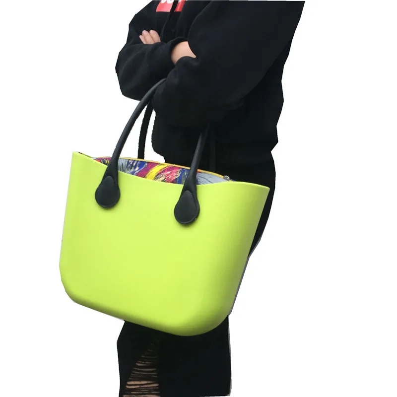 Классическая женская сумка, O Bag, стильные ручки, силиконовая прорезиненная водонепроницаемая пляжная женская сумка, женская baobao ЭВА, водонепроницаемая, через плечо, O Bag