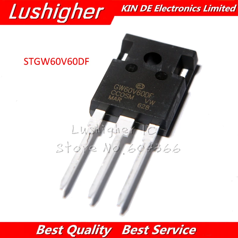 10 шт. STGW60V60DF TO-3P GW60V60DF-247 600V 60A | Электронные компоненты и принадлежности