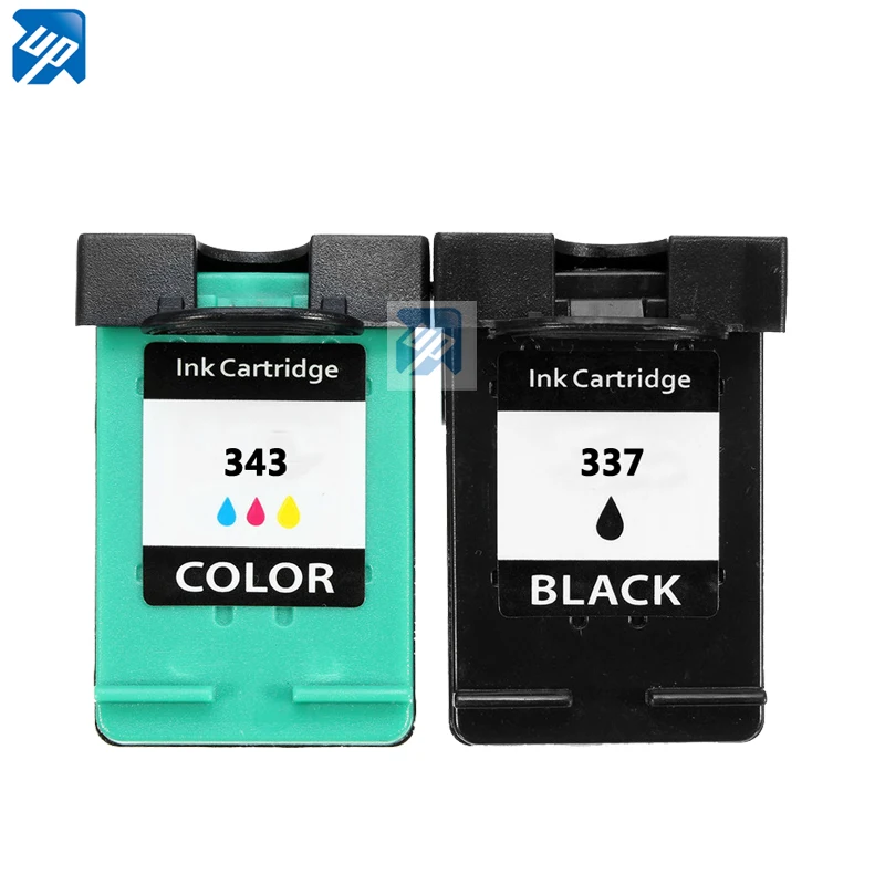 Популярный бренд 2pk сменный картридж для принтера HP 337 & 343 Officejet 6304 6310 6313 6315 H470 100 150