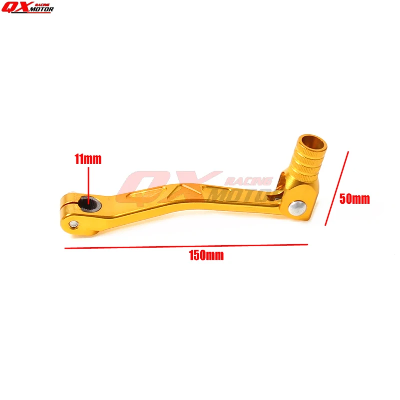 CNC алюминиевый складной рычаг переключения передач для KAYO BSE Apollo Xmotos SSR CRF KLX 50 70 90 110 125 140 150 160 cc Dirt Pit Bike