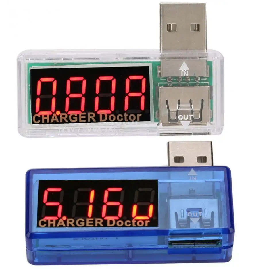 Amperimetro измеритель тока USB зарядное устройство Тестер Цифровой Амперметр Вольтметр детектор тестер тока USB амперметр