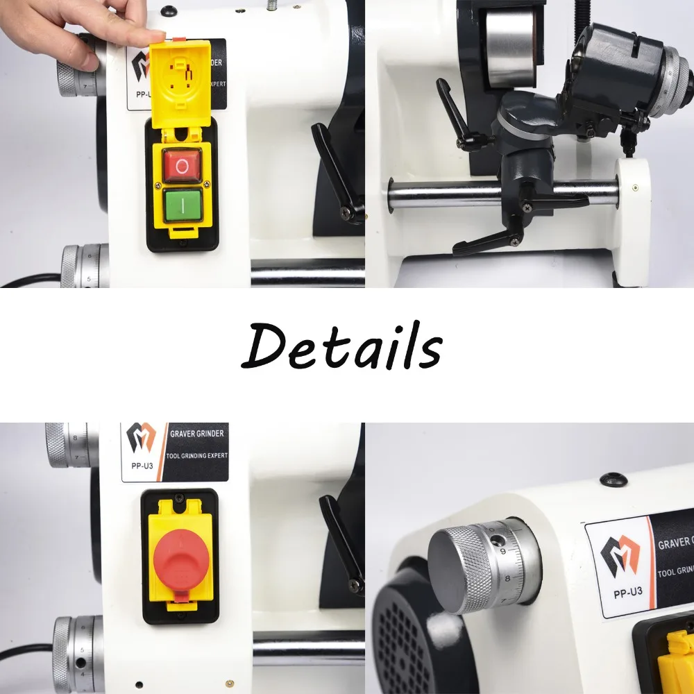 CE 220V U2 R8 Универсальный резак шлифовальный станок точилка для сверления точильный