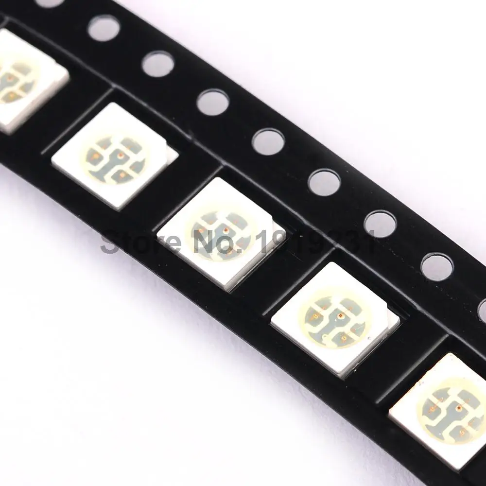 

100PCS 5050 SMD SMT LED Ultra Bright RGB Light Diode Lamp PLCC-6