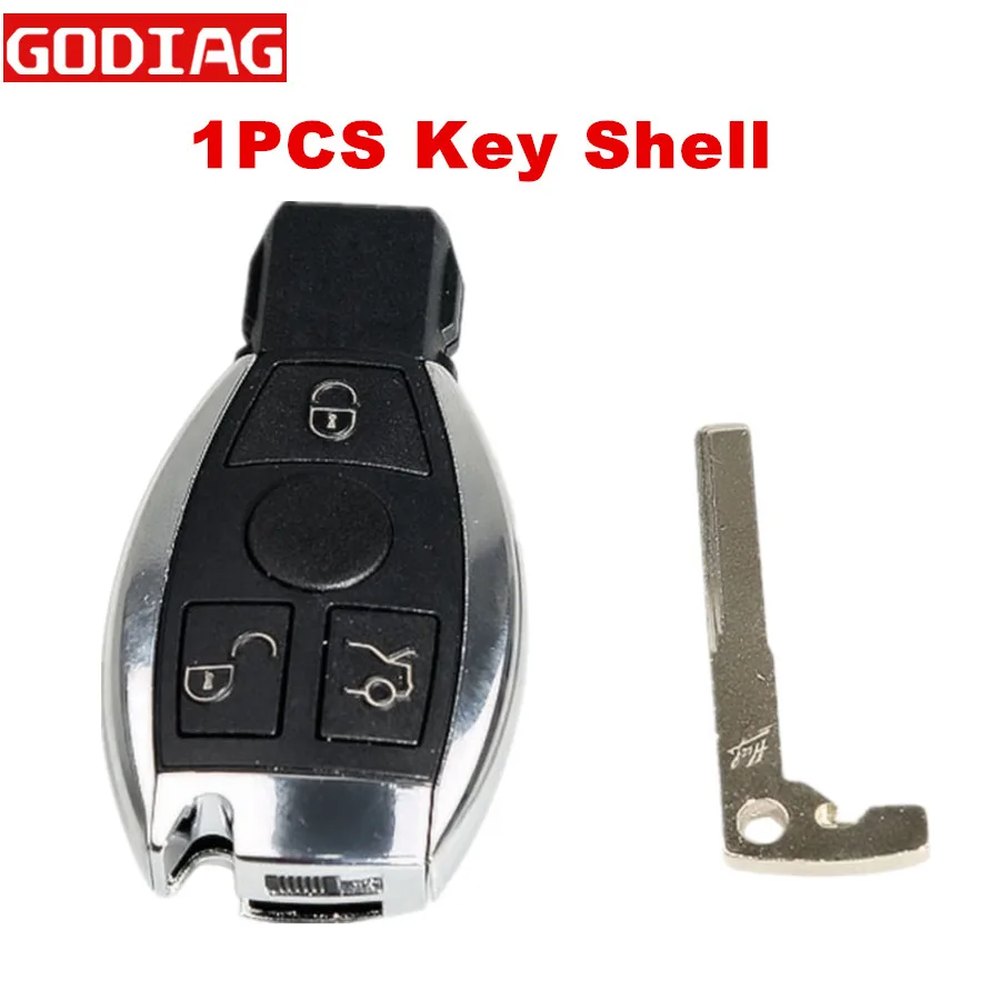 Корпус для смарт ключа Benz 3 кнопки Mercedes сборка с VVDI BE Key идеально|buttons buttons|buttons 3key benz