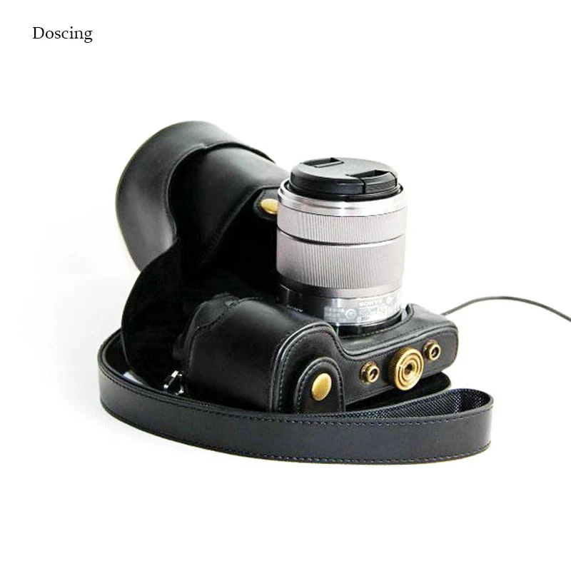 5 цветов высокое качество Фото Сумка ПУ винтажный кожаный чехол для камеры SONY Nex6