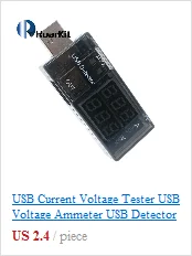 Испытательное оборудование USB мини разряд нагрузочный резистор 2A/1A с переключателем 1A зеленый светодиод, 2A красный светодиод USB адаптер питания