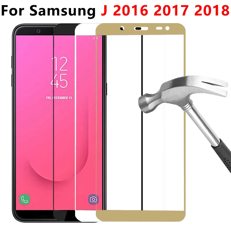 Закаленное стекло для Samsung Galaxy J3 J5 J7 2016 2017 J2 J4 J6 J8 2018 Защитное J 2 3 4 5 6 7 8 2j 3j 4j 5j 6j 7j 8j 9h