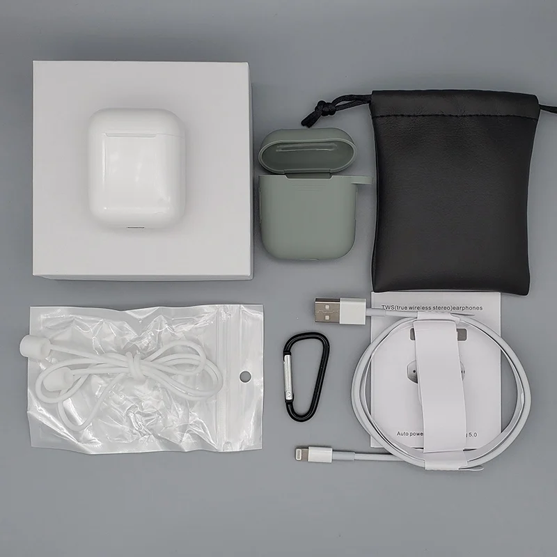 i100 gray sport kits I100 TWS Bluetooth наушники-вкладыши обнаружения всплывающие 1:1 Размер беспроводные наушники одно использование бас гарнитура PK i10 i12 i30 i60 i - Цвет: i100 gray sport kits