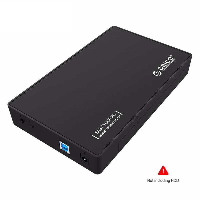 ORICO 3,5 дюйма HDD чехол USB 3,0 5 Гбит/с для SATA поддержка UASP и 8 ТБ накопители предназначены для ноутбука Настольный ПК жесткий диск корпус