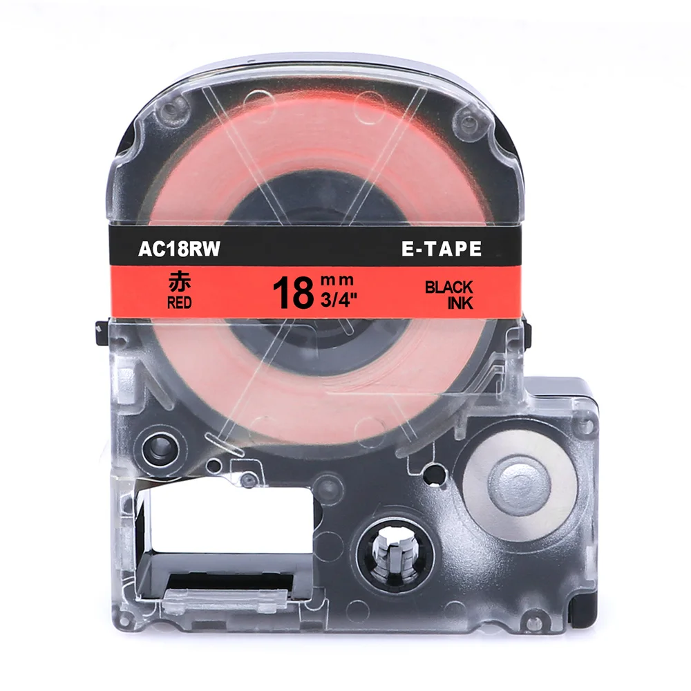 6 шт./лот совместимый для Epson ярлык 18 мм ST18KW SS18KW SC18YW SC18RW SC18BW SC18GW LC 5WBW LW 300 400 600P|epson label