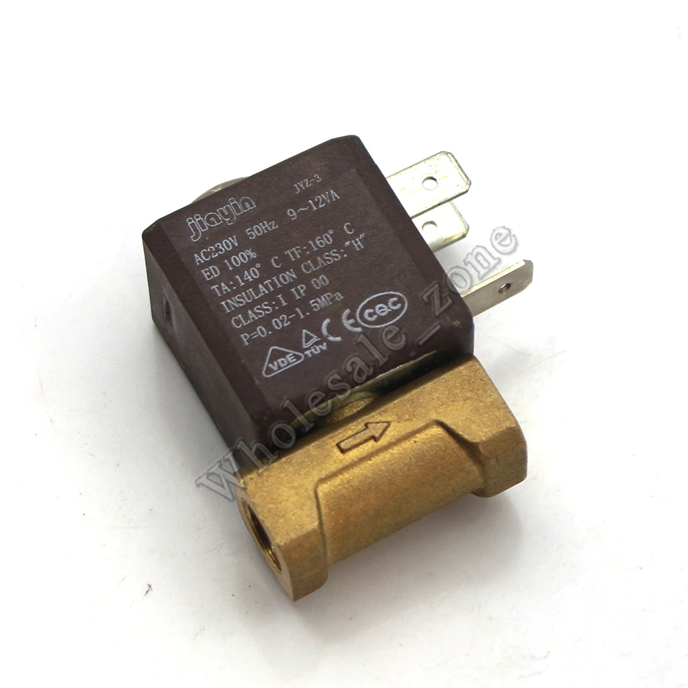 Новый Jiayin JYZ 3 AC 230V 2/2 способ G1/8 &quotВысокая Давление клапан электромагнитный
