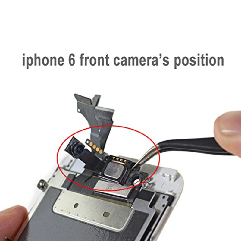 1 шт. для iPhone 6 6plus 6s 6s plus фронтальная камера гибкий кабель с датчиком светильник приближения и микрофон гибкий кабель