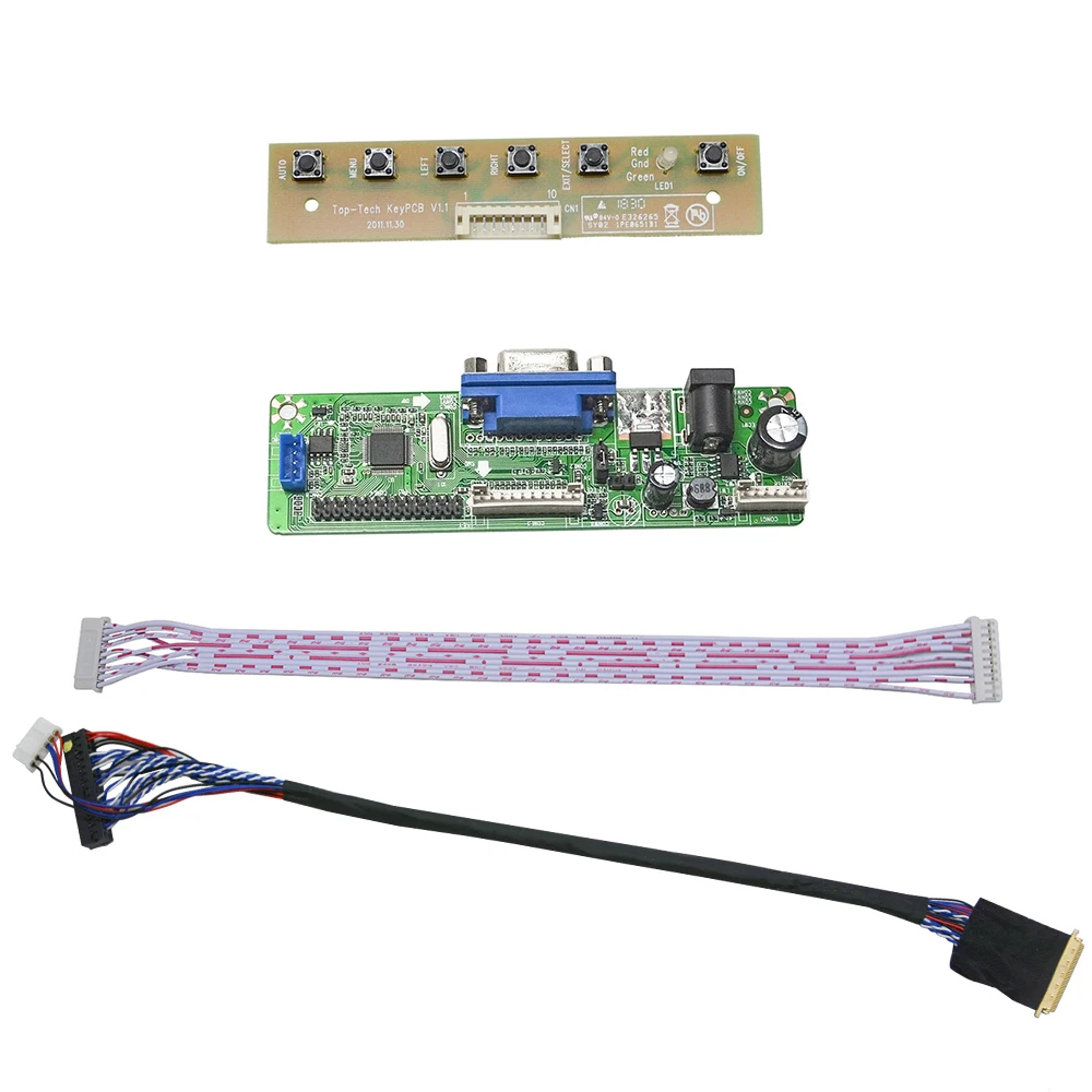 Универсальный конвертер VGA LVDS набор для платы ЖК контроллер DIY|Запасные части| |