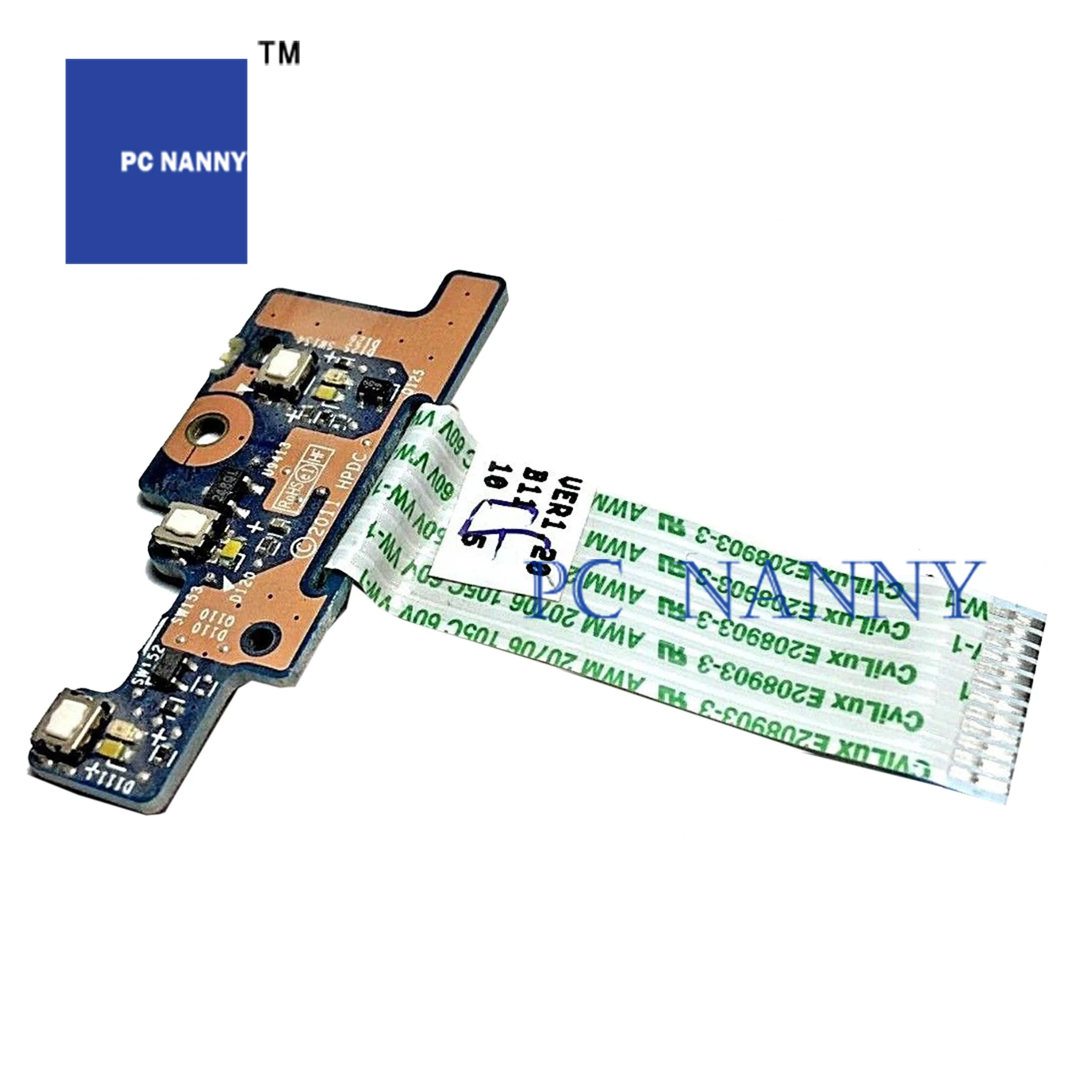 

PCNANNY FOR HP EliteBook 2570p audio Media Button Board 6050A2484001 wifi witch Board
