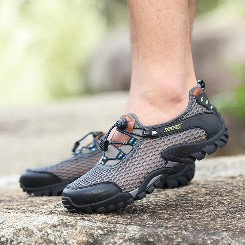 Новинка 2017 мужские весенне летние уличные треккинговые дышащие сетчатые