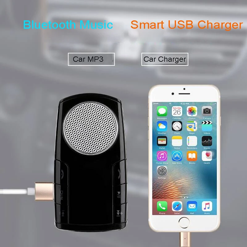 JINSERTA, Универсальный Bluetooth автомобильный комплект, громкая связь, u-диск, SD, музыкальный Автомобильный mp3 плеер, громкая связь, микрофон для мобильного, пульт дистанционного управления, Consolar