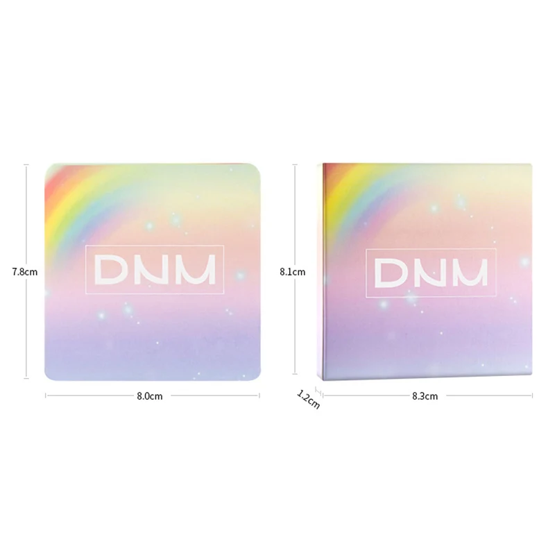 DNM, 4 цвета, новинка, макияж для лица, натуральный блеск, палитра теней для век с кистью, мерцающий хайлайтер, контур для лица, Обнаженная косметика, TSLM2