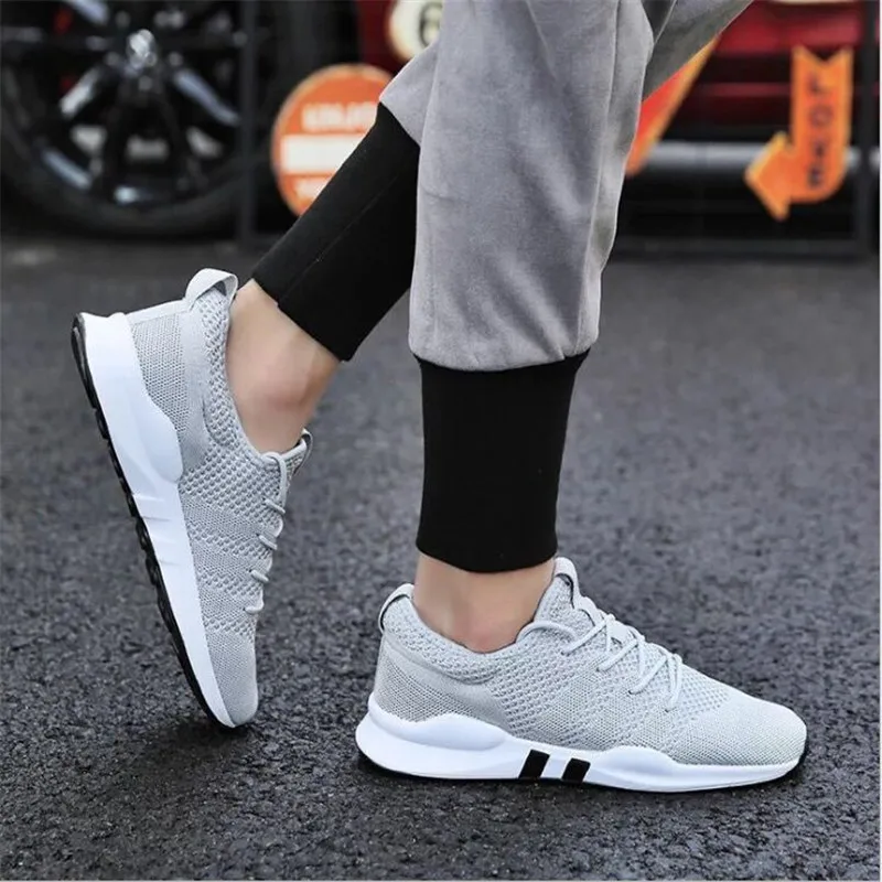 New Mesh Men Casual Shoes Lac-up Lightweight Walking Sneakers Breathable Sport Running Tenis Feminino Zapatos | Обувь