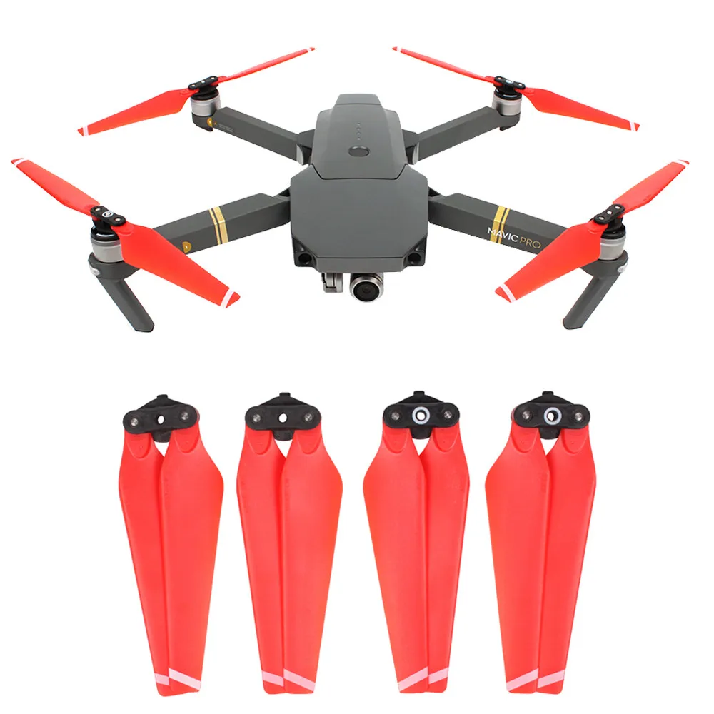 HIPERDEAL 2 пары/4 шт DJI Mavic Pro Platinum 8330 малошумные быстросъемные пропеллеры для