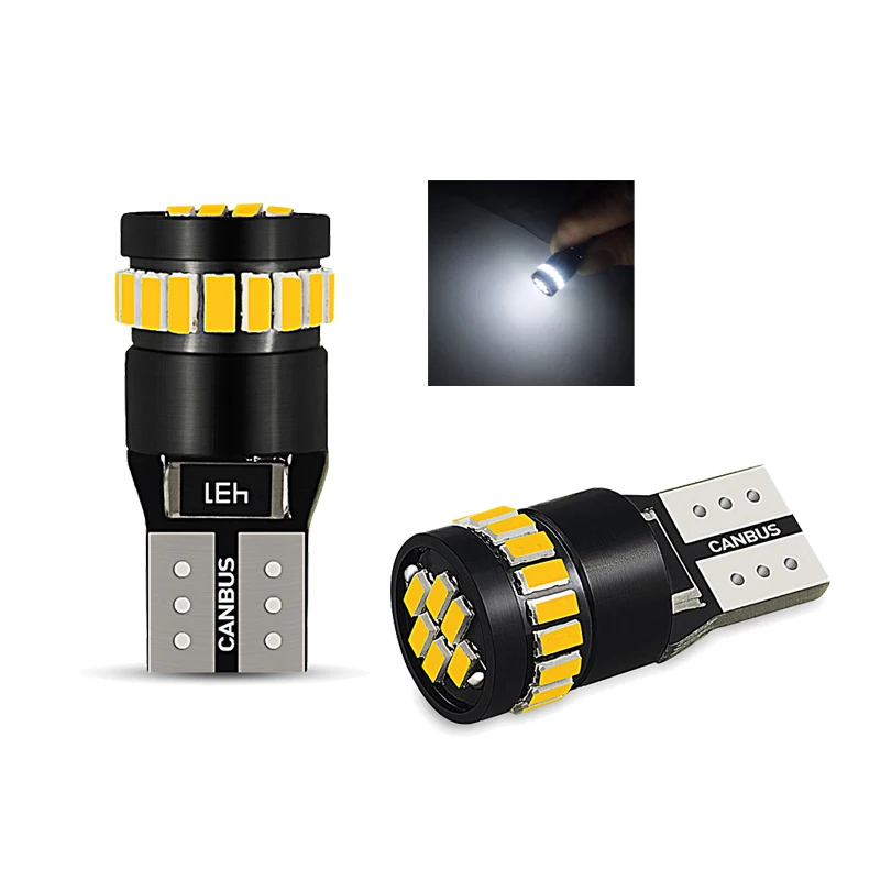 2x W5W T10 Светодиодная лампа Canbus 3014 SMD 194 16 Автомобильные габаритные стояночные огни Автоматическая внутренняя лампа для чтения Сигнальная лампа Белый Красный Желтый Синий