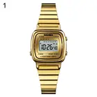 Горячие модные женские цифровые светящиеся водонепроницаемые наручные часы с обратным отсчетом