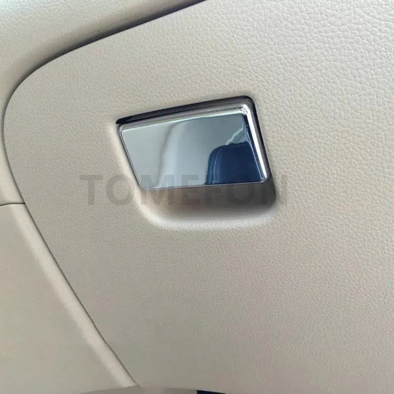TOMEFON для Nissan Qashqai J11 X-trail T32 космического аппарата изгой Xtrail подсветки перчаточного ящика Ручка украшение стразами Стикеры для обклейки автомобиля аксессуары из АБС-пластика - Название цвета: glossy