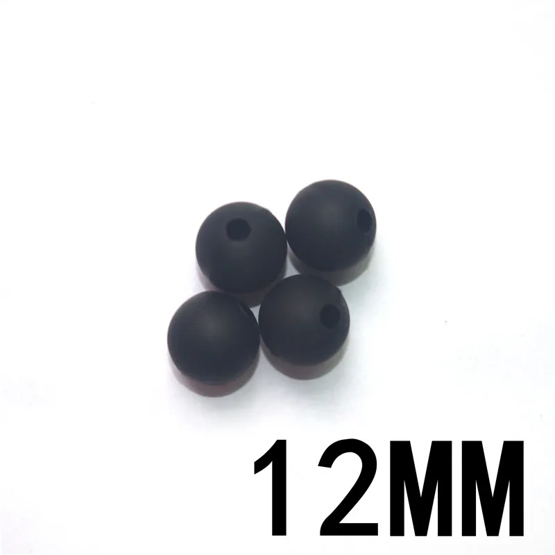 10 Smokey Black 12 мм, 100 шт, силиконовые круглые бусины-прорезыватели, Bpa бесплатно, уход за зубами, ювелирные изделия, браслет, аксессуары, сделай сам, Силиконовые Детские Прорезыватели, ожерелье - Цвет: 10 Smokey Black