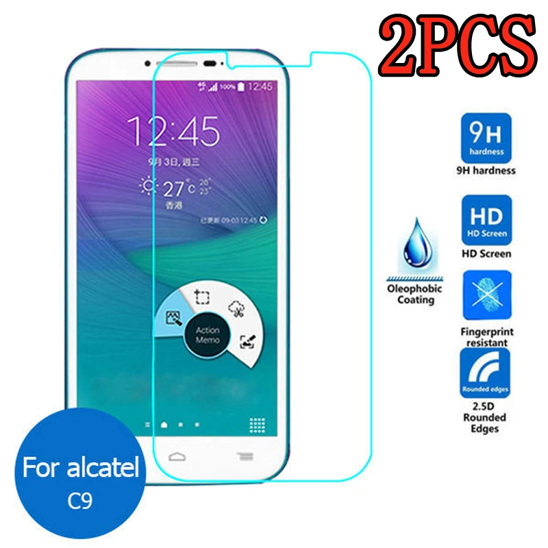 Закаленное стекло для Alcatel One Touch Pop C9 2 шт. защитная пленка 9H Взрывозащищенная 7047D