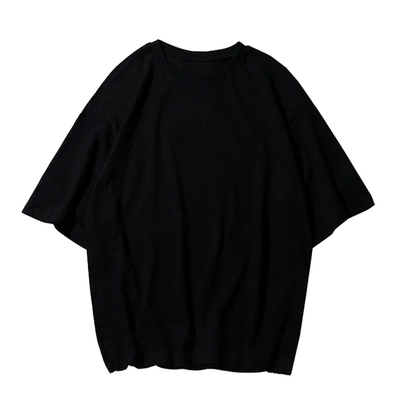 

Summer t shirt men 6XL bust 145cm 5XL Plus size short sleeve cotton 5 colors