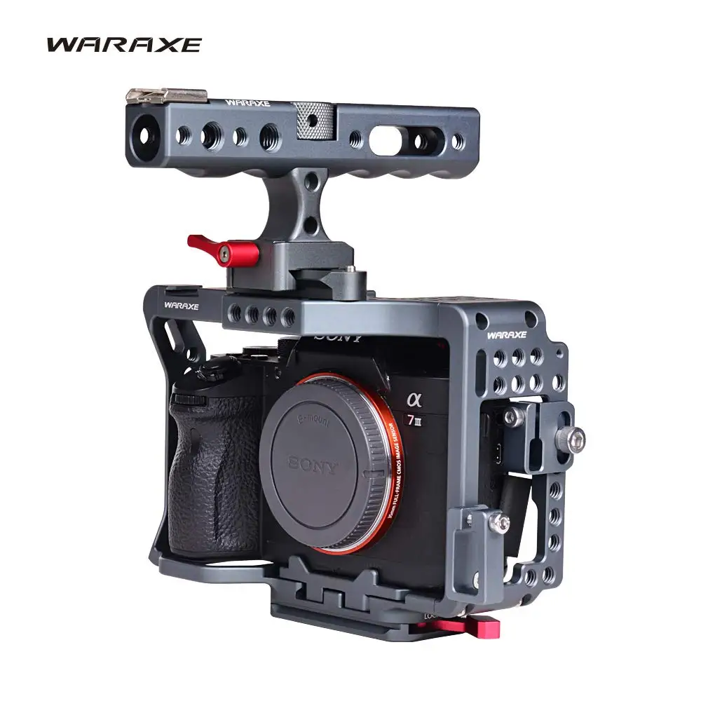 Защитный набор для камеры WARAXE A7III A7R3 защитный Sony A7RIII / A7III/A7MIII A73 R3 верхняя ручка NATO |