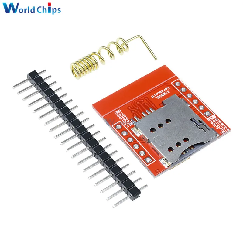 SIM800L самая маленькая плата GPRS GSM Micro SIM Card модуль освещения индикатор 3 7 4 2 В GPS
