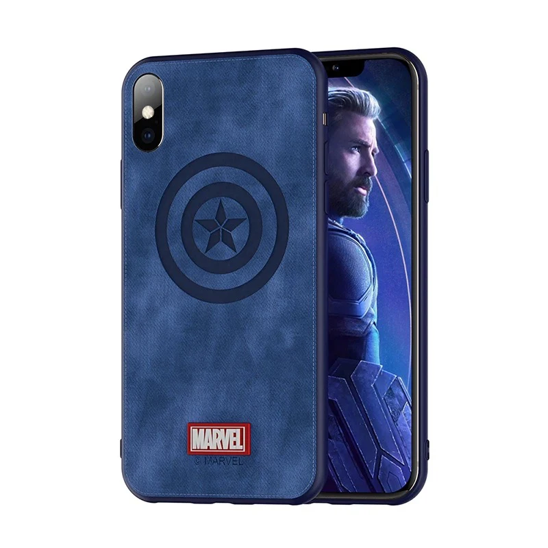 Популярный бренд Marvel Оригинальный чехол для телефона iPhone 7 8 Plus X XS MAX XR Мстители
