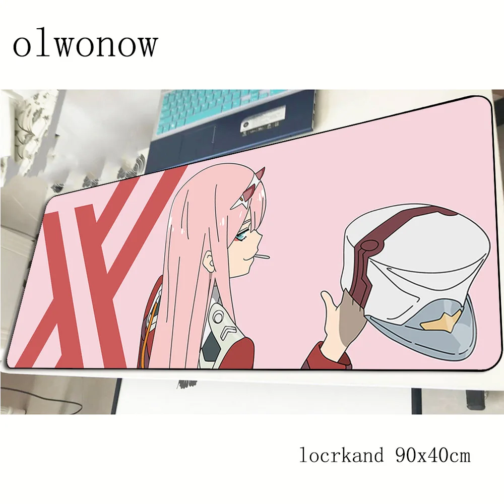 darling in the franxx pad mouse computer gamer HD print 900x400x3mm padmouse High quality mousepad gadget office mats | Компьютеры и