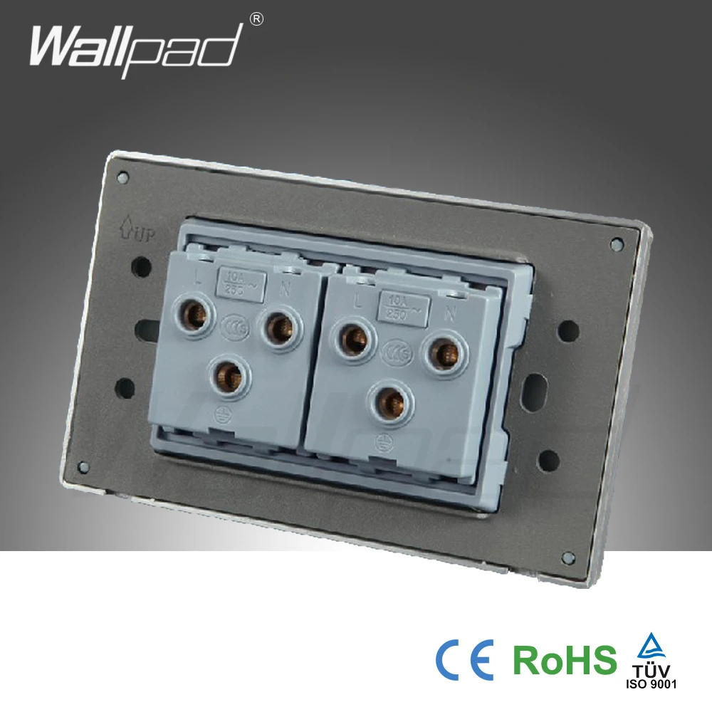 2019 горячая Распродажа 6 Pin универсальная электрическая розетка Wallpad роскошная