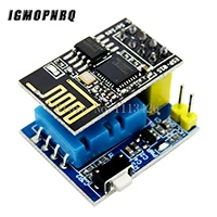 ESP-01S and DHT11 ESP8266 ESP-01 ESP-01S DHT11 датчик температуры и влажности модуль ESP8266 WIFI NodeMCU умный дом IOT DIY Kit - Цвет: ESP-01S and DHT11