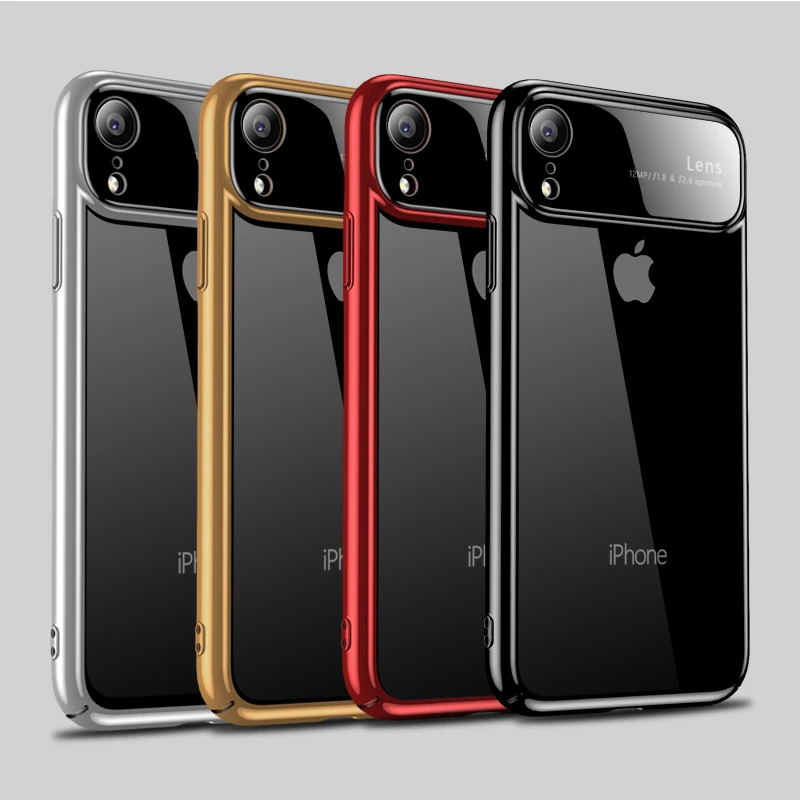 Роскошный тонкий прозрачный чехол для iPhone 7 Чехол 8 Plus X XS MAX XR покрытие Гибридный