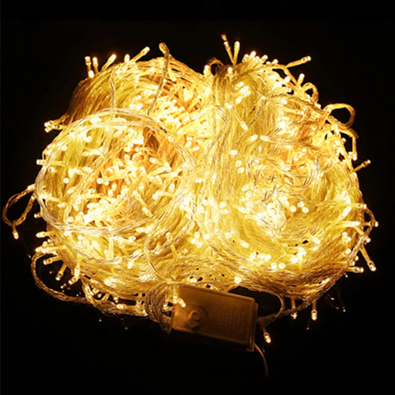 50 м 400 светодиодов светодиодные гирлянды сказочные праздничные Уличные