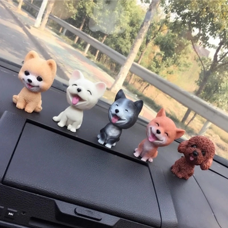 Kayme Car Styling Bobble Head Dog Dashboard Doll Auto Shaking Toy Decoration Gift Birthday Present | Автомобили и мотоциклы