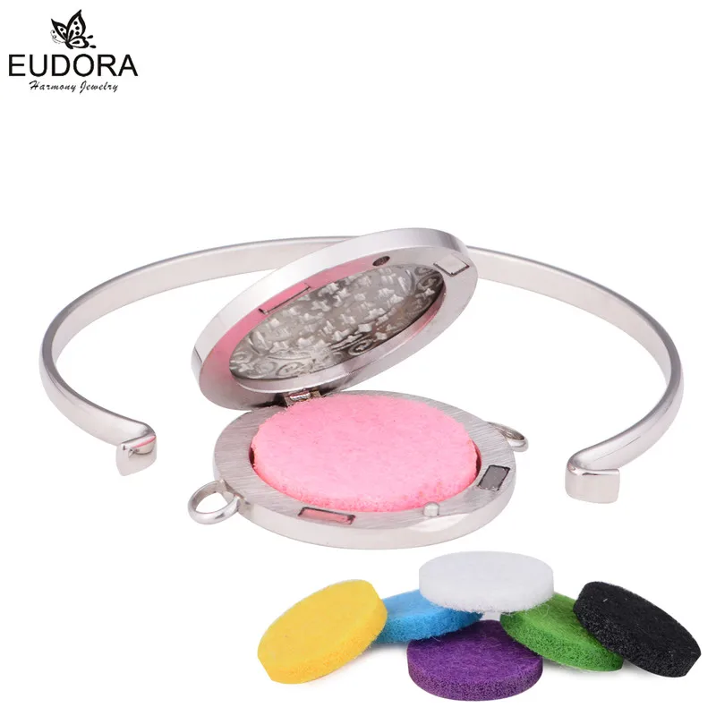 Новинка 2018 Браслет медальон для духов из нержавеющей стали 3 браслета 30 мм