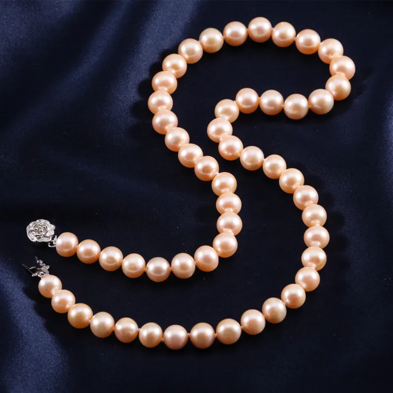 Ожерелье ZHIXI из пресноводного жемчуга ювелирные изделия ожерелье круглого