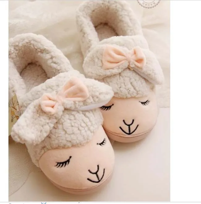 NO2 ; Kawaii; Домашние плюшевые тапочки ярких цветов; зимние тапочки; термальные Тапочки - Цвет: NO2