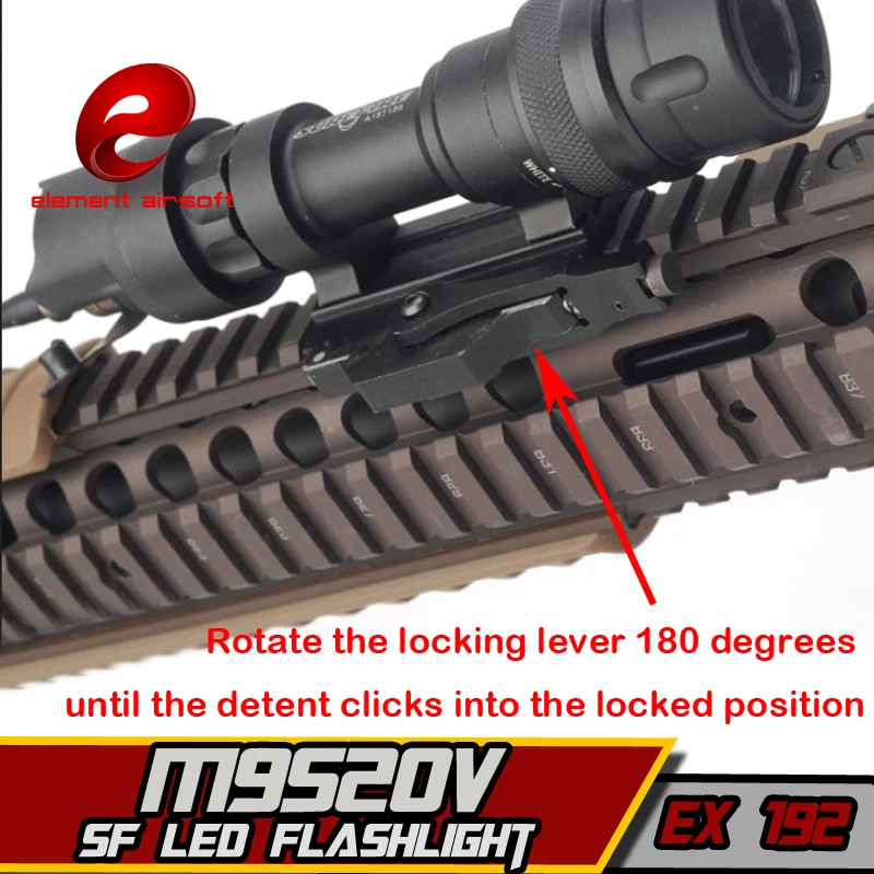 Surefir Element M952V Тактический ИК фонарик мягкий пистолет Wapen фонарь для охотничьего