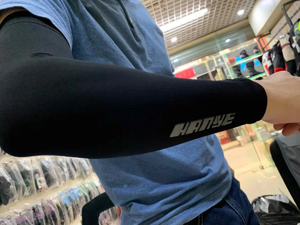 1 пара наружных охлаждающих рукавов для защиты от УФ лучей спортивные Стрейчевые